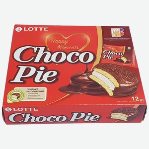 Печенье 336 г Lotte Choco Pie к/уп