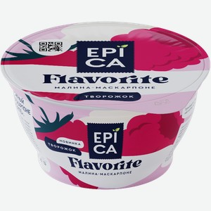EPICA Flavorite Десерт творожный малина/маскарпоне 7,7% пл/ст