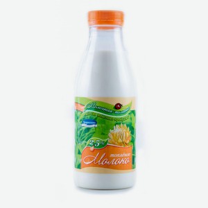 Молоко Томмолоко Молочная поляна топлёное пастеризованное, 2.5%, 450 мл, пластиковая бутылка