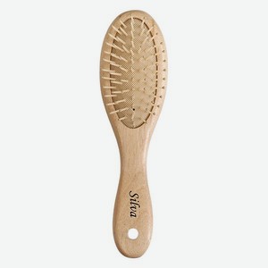 Расческа для волос Silva деревянная массажная компактная