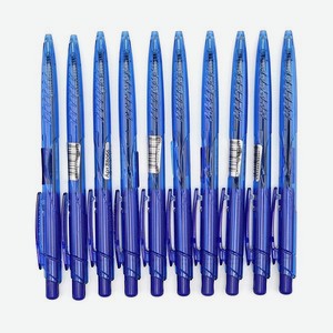 Ручка шариковая CENTRUM автоматическая для каллиграфии и письма толщина линии 0.7 мм синяя 10 шт