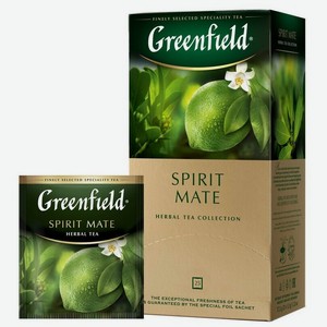 Чайный напиток  Greenfield травяной Spirit Mate в пакетиках, 25 пак.