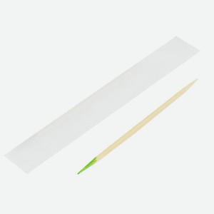 Зубочистки с ментолом бамбуковые 1000шт в индивидуальной упаковке, БЕЛЫЙ АИСТ, 607569