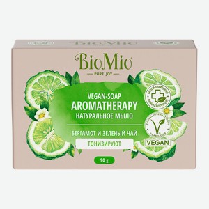 Мыло туалетное BioMio BIO-SOAP Бергамот и Зеленый чай, 90 г