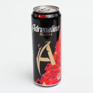 Энергетический напиток ADRENALINE Juicy Red ж/б, 0,449 л