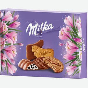 Набор  Милка  печенье/молоч. шоколад 159г