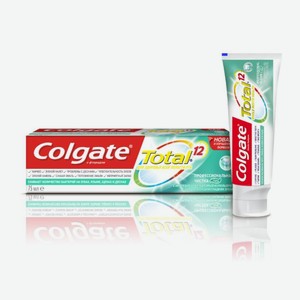 Зубная паста Colgate 75мл Тотал12 Гель Проф.чистка