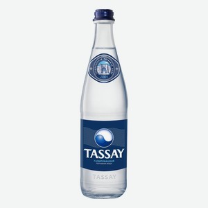 Вода 0,5 л Tassay газированная ст/б