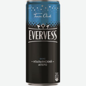 Напиток 330мл Evervess Итальянский Аперо газированный безалкогольный ж/б