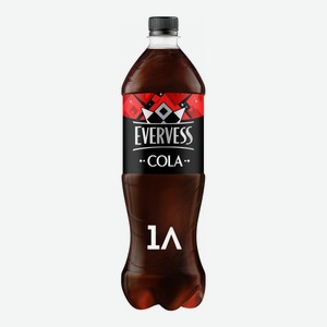 Evervess Cola/Эвервесс Кола газированный напиток 1л, бутылка