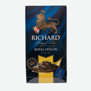 Чай черный Richard Royal Ceylon в пакетиках, 25 шт