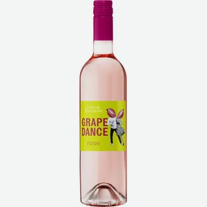 Вино Chateau Tamagne Grape Dance розовое полусухое 10.5% 0.75л