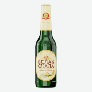 Пивной напиток Крым Белая Скала светлый нефильтрованный 5% 0,45 л