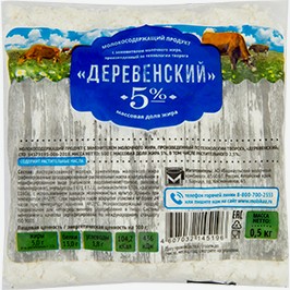 Молокосодержащий Продукт Деревенский, 5%, 500 Г