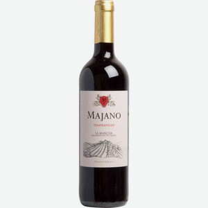 Вино Majano Темпранильо красное сухое 12,5 % алк., Испания, 0,75 л