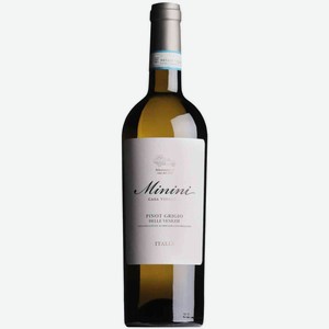 Вино Minini Pinot Grigio белое сухое 12,5 % алк., Италия, 0,75 л