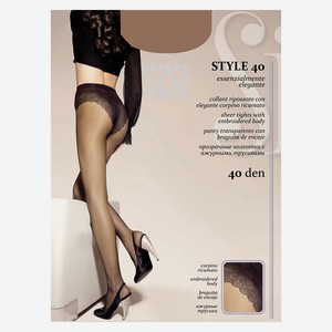 Колготки SI-Si Style 40 den, размер 2, nero (черный)
