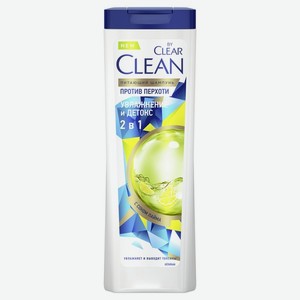 CLEAR Шампунь-Бальзам для волос 2в1 Увлажнение и Детокс 365 мл