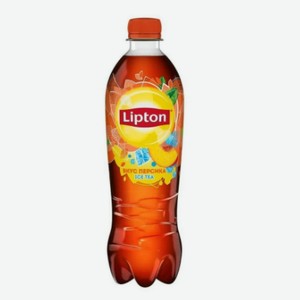 Напиток чай Lipton черный со вкусом персика 0,5л