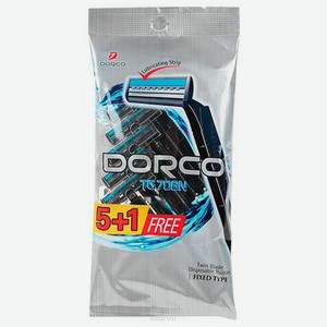 Станки одноразовые 6 шт Dorco 2 для бритья м/уп