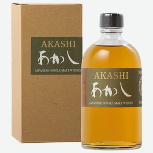Виски Акаши Cингл Молт п/у, 46%, 0.5л, Япония