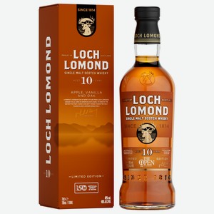 Виски Лох Ломонд Сингл Молт 10 лет п/у, 40%, 0.7л, Соединенное королевство
