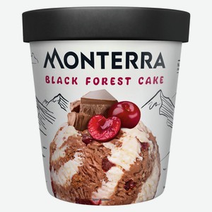 Мороженое Monterra Шоколадно-вишневый торт, 480 мл