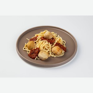 Спагетти с фрикадельками из индейки в томатном соусе 200 г