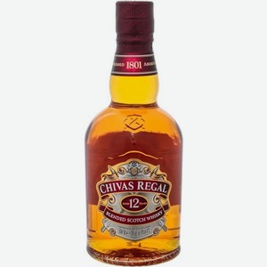 Виски Chivas Regal 12-летний 40% в подарочной упаковке 500мл
