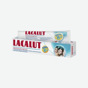Детский зубной гель LACALUT Teens 8+, для подростков с аминофторидом, 50 мл