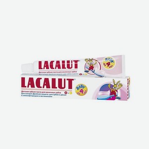Детская зубная паста LACALUT Baby, до 4 лет, 50 мл