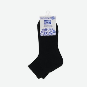Женские укороченные носки Good Socks С1218 Черный р.23-25