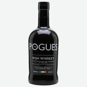 Виски Pogues Айриш ирландский купажированный 40% 700мл