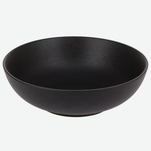 Тарелка суповая Rock Black, 20 см, фарфор