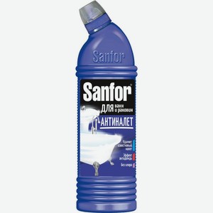 Чистящее средство для ванн и сантехники Sanfor Лимон 750мл