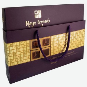 Набор конфет Коммунарка Maya Legends Premium коричневая 385 г