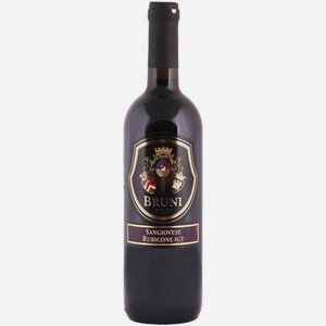 Вино красное Bruni Sangiovese Rubicone 2019 г., полусухое, 12%, 750 мл
