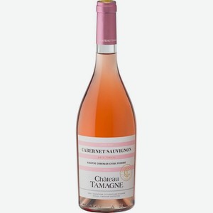 Вино Chateau Tamagne Каберне Совиньон розовое сухое 750мл