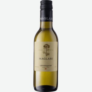 Вино Maglari Цинандали белое сухое 13% 0.187л