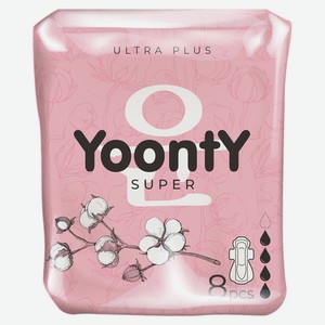 Прокладки гигиенические Yoonty Super, 8 шт