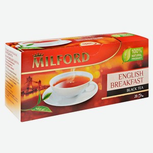 Чай черный Milford Английский завтрак, 1,75 г х 20 шт