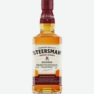 Виски Steersman зерновой 40% 0.7л