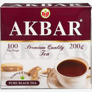 Чай черный Akbar 100 Years Limited Edition в пакетиках