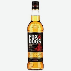 Виски Fox and Dogs купажированный 40% 700мл