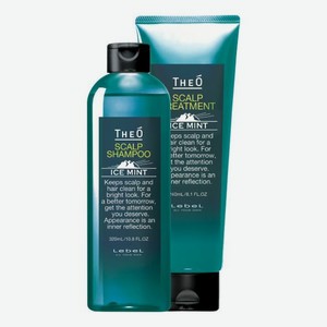 Набор для волос Theo Ice Mint (шампунь Scalp Shampoo 320мл + крем-уход Scalp Treatment 240мл)
