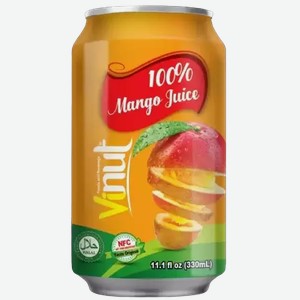 Vinut 100% манго 0.33л