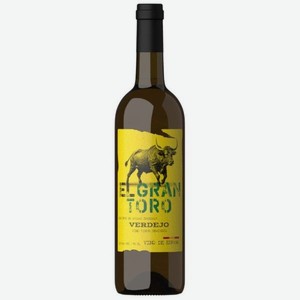 Вино Эль Гран Торо Вердехо Белое Полусухое 0.75л