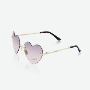 Женские солнечные очки Ameli Сердечки градиент фиолетово-розовый