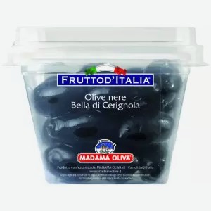 Овощные консервы Оливки черные Madama Oliva Белла Чериньола
