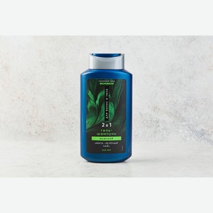 Гель-шампунь для волос и тела 2в1 мужской Мята-зеленый чай 400 мл